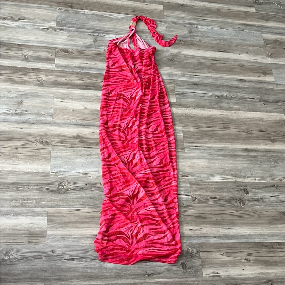 Missguided Pink Zebra Pattern Dress - Picture 5 of 7